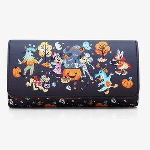 Loungefly Disney Halloween Costumes Wallet w/ Mickey & Friends